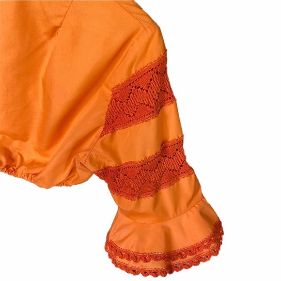 Y2K vintage reworked cropped blouse crop top - size XS - Picture 4 of 4